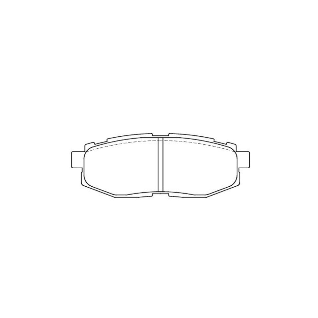 ENDLESS EP472N38SP Rear Brake Pads for SUBARU Legacy (BM/BR9) / BRZ / TOYOTA 86 Photo-0 