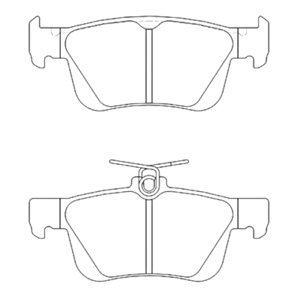  ENDLESS EP524MX72PL Rear Brake Pads for HONDA Civic Type R (FK8 / FL5) Photo-0 