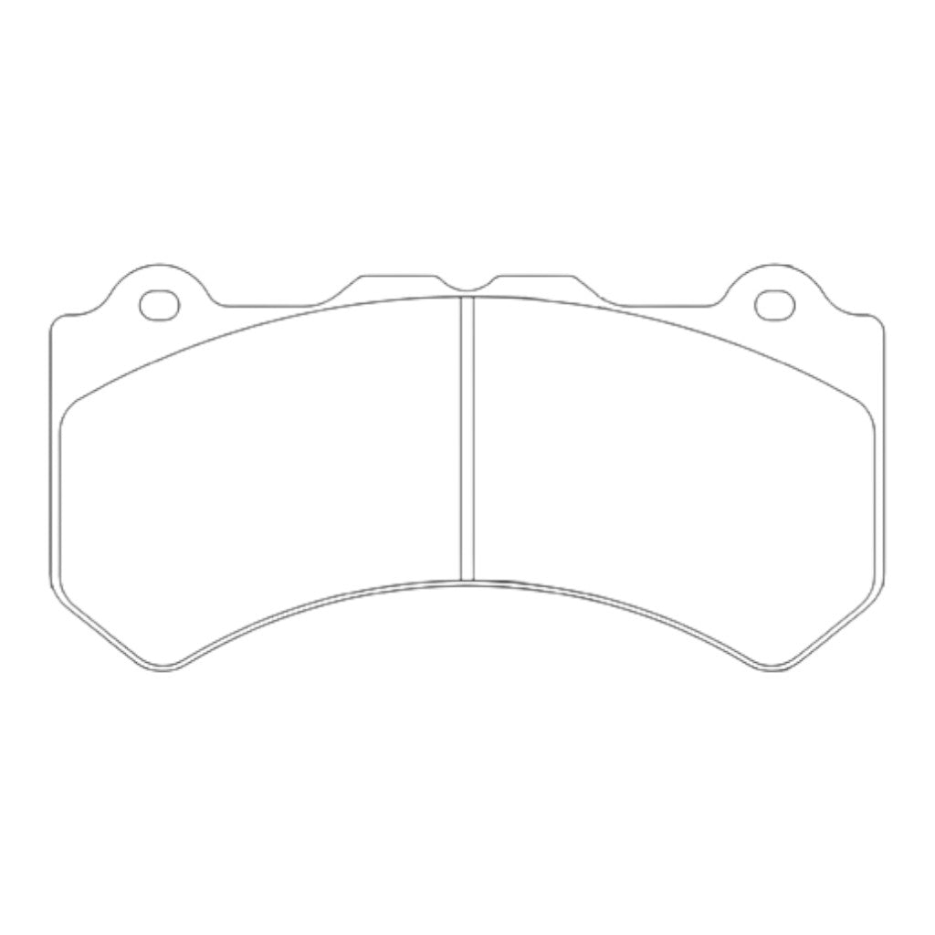 ENDLESS RCP117MXPL Front Brake Pads MX72 Plus Compound for NISSAN GT-R (R35)/DODGE Challenger Hellcat/392/ AUDI RS6 (C6/4F) Photo-0 