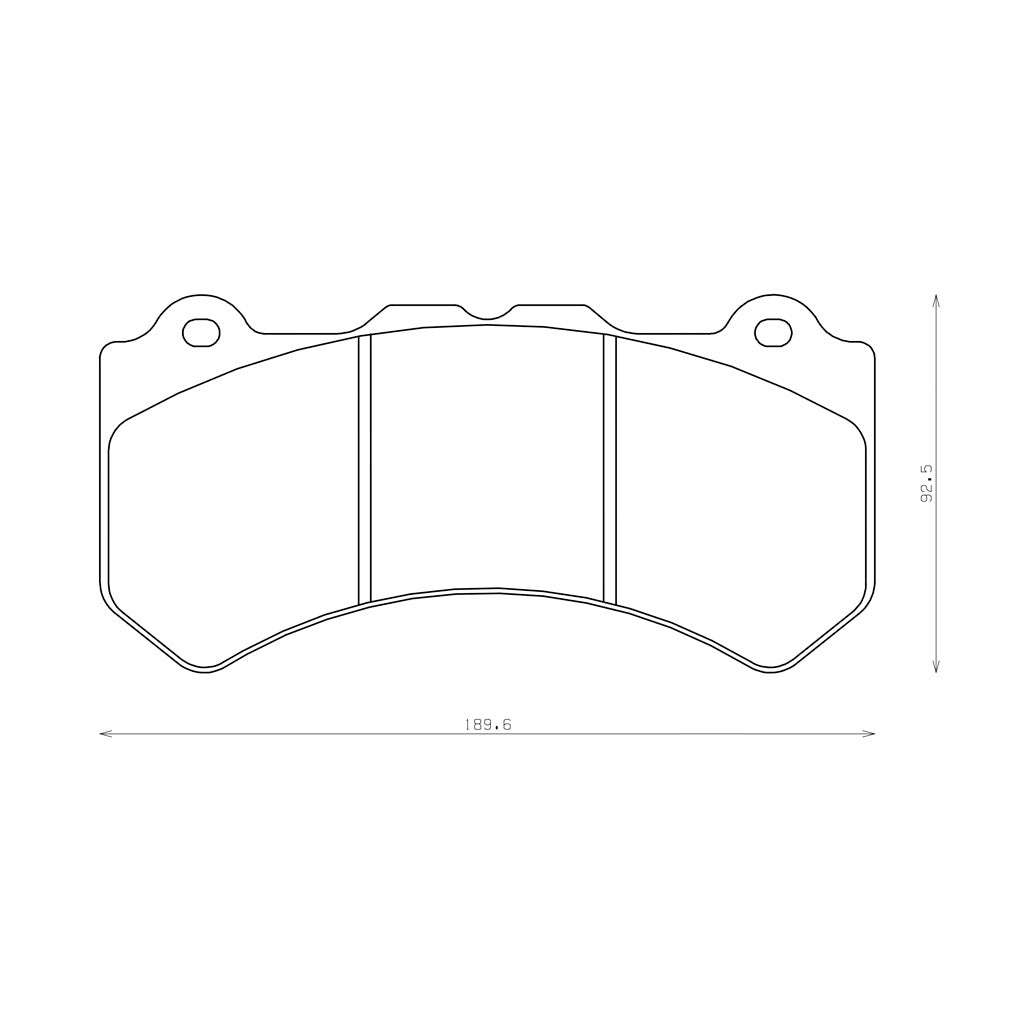 ENDLESS RCP117N39S Front Brake Pads for NISSAN GT-R (R35) Photo-1 