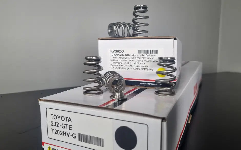 KELFORD KVS02-X Valve Springs Extreme Racing and Titanium Retainer Kit for TOYOTA 2JZ Engine Photo-1 