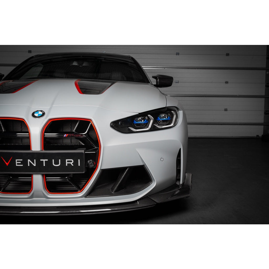 EVENTURI EVE-G8XM-CFM-SC Cold Air Scoops (Carbon, Matte Finish) for BMW M3 (G80) / M4 (G82) Photo-4 