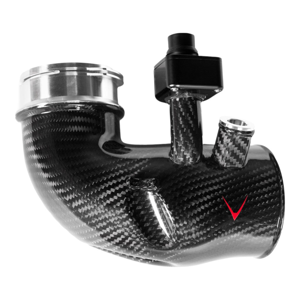 EVENTURI EVE-G9X-CF-CHG Turbo Inlets (Carbon / Gloss Finish) for BMW M5 (G90 / G99) Photo-2 