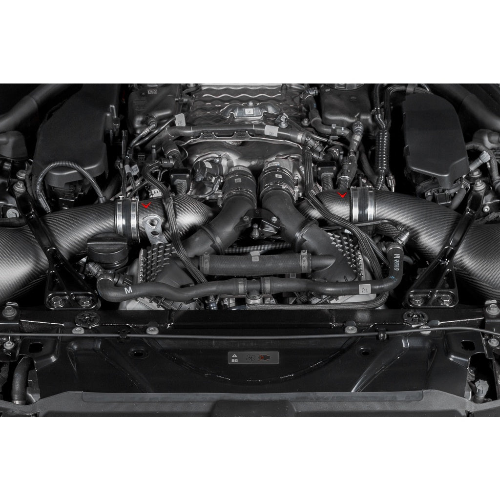 EVENTURI EVE-G9X-CF-CHG Turbo Inlets (Carbon / Gloss Finish) for BMW M5 (G90 / G99) Photo-4 
