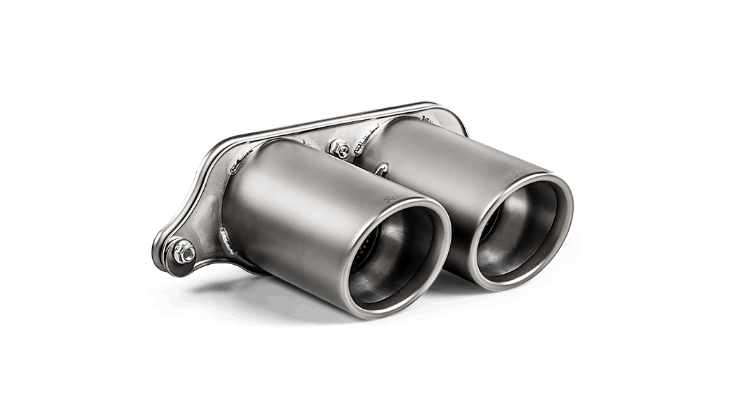 AKRAPOVIC TP-T/S/17 PORSCHE 911 GT3 / GT3 TOURING (991.2) 2018-2019 Tail pipe set (Titanium) Photo-0 