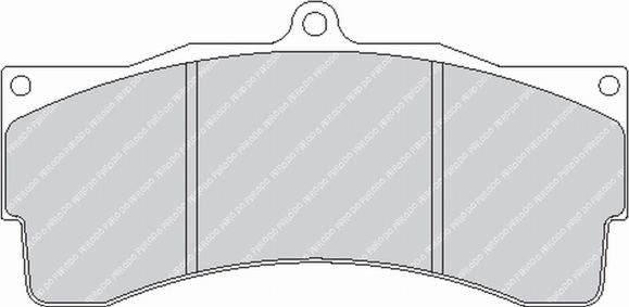 FERODO FRP3055W Brake Pads DS1.11 for Caliper AP Racing CP6060 / CP6065 / CP6086 Photo-0 