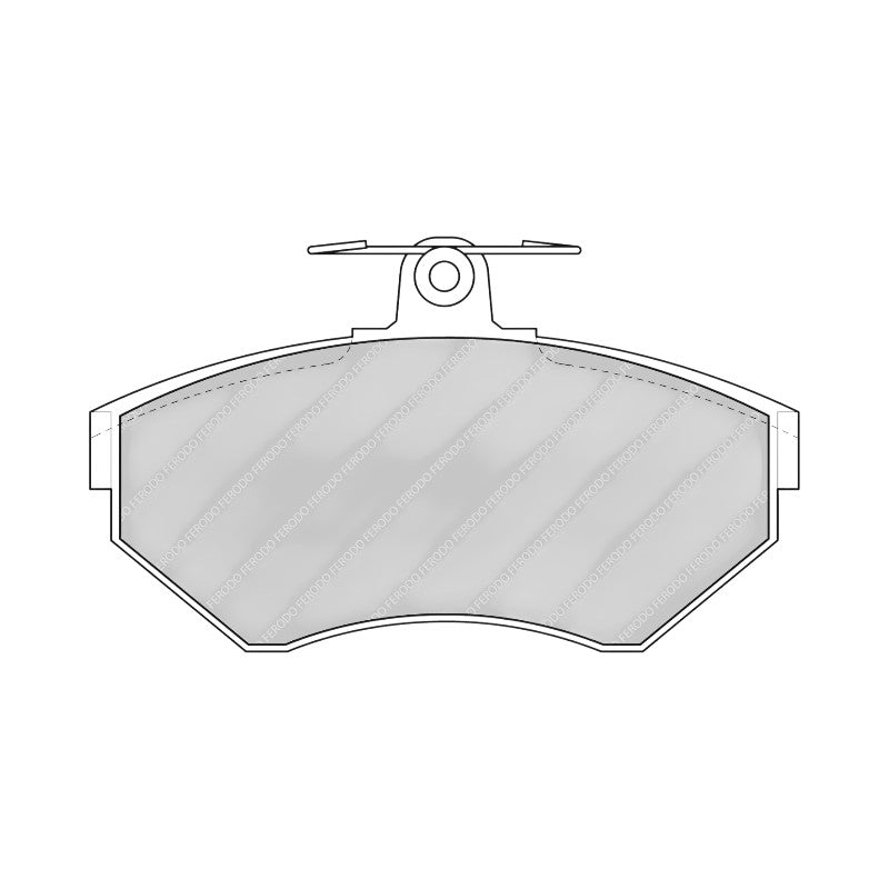 FERODO FCP1312H Front Brake Pads DS2500 for VW Golf (Mk3) / SEAT Ibiza (Mk3) Photo-1 