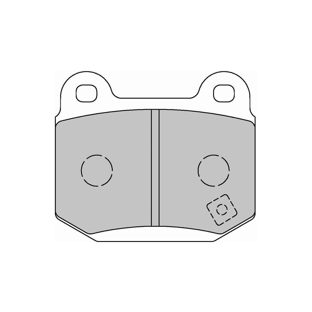 FERODO FCP1562R Rear Brake Pads DS3000 for SUBARU WRX STI (GR) / MITSUBISHI EVO 9 / NISSAN 350Z (Z33) Photo-0 