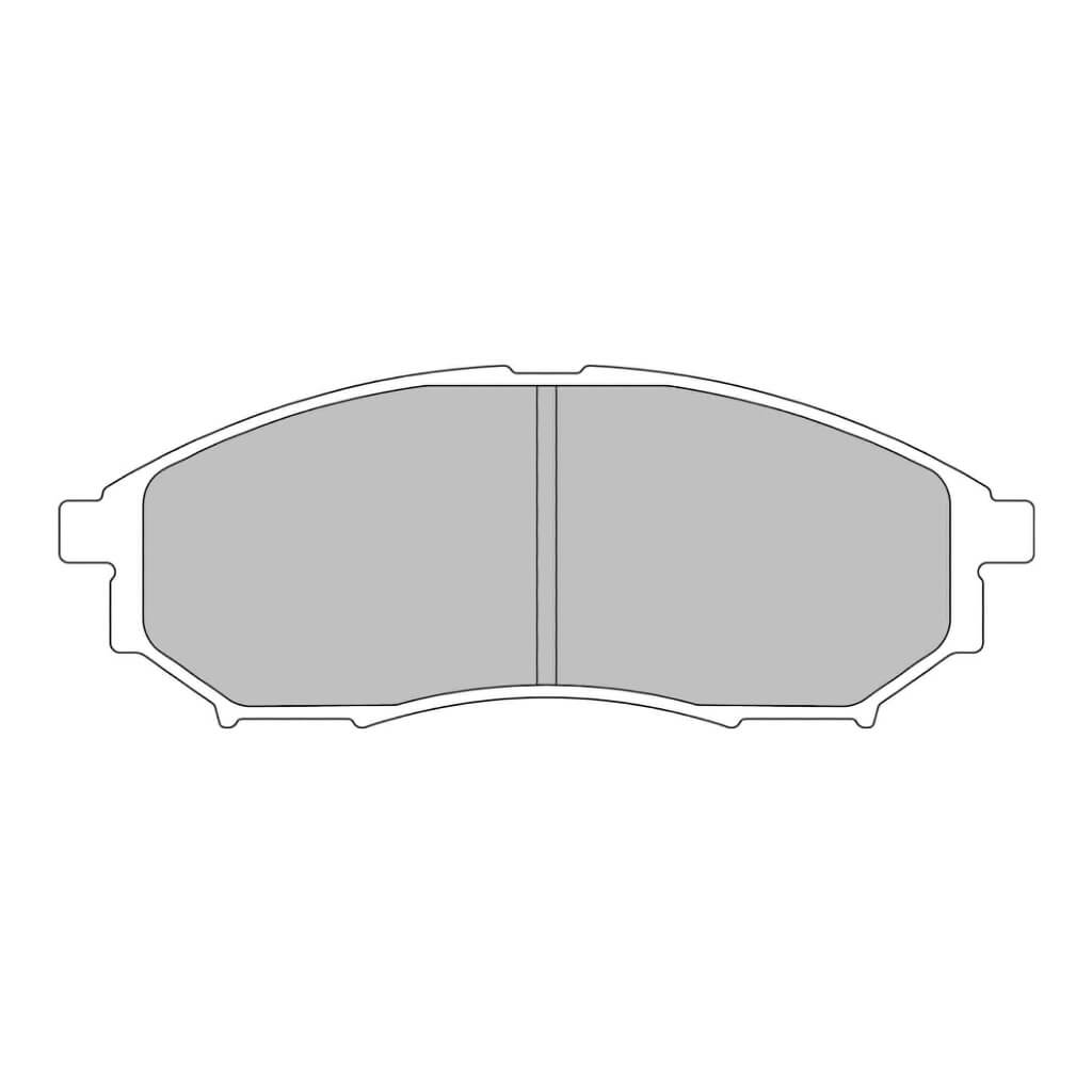 FERODO FCP1690H Front Brake Pads DS2500 for INFINITI FX35 / FX45 / G35 / M35 / M45 / NISSAN 350Z Photo-0 