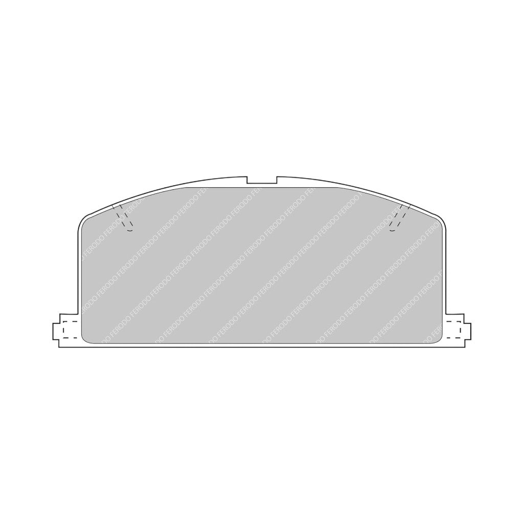 FERODO FCP308H Front Brake Pads DS2500 for TOYOTA MR2 1990 Photo-0 