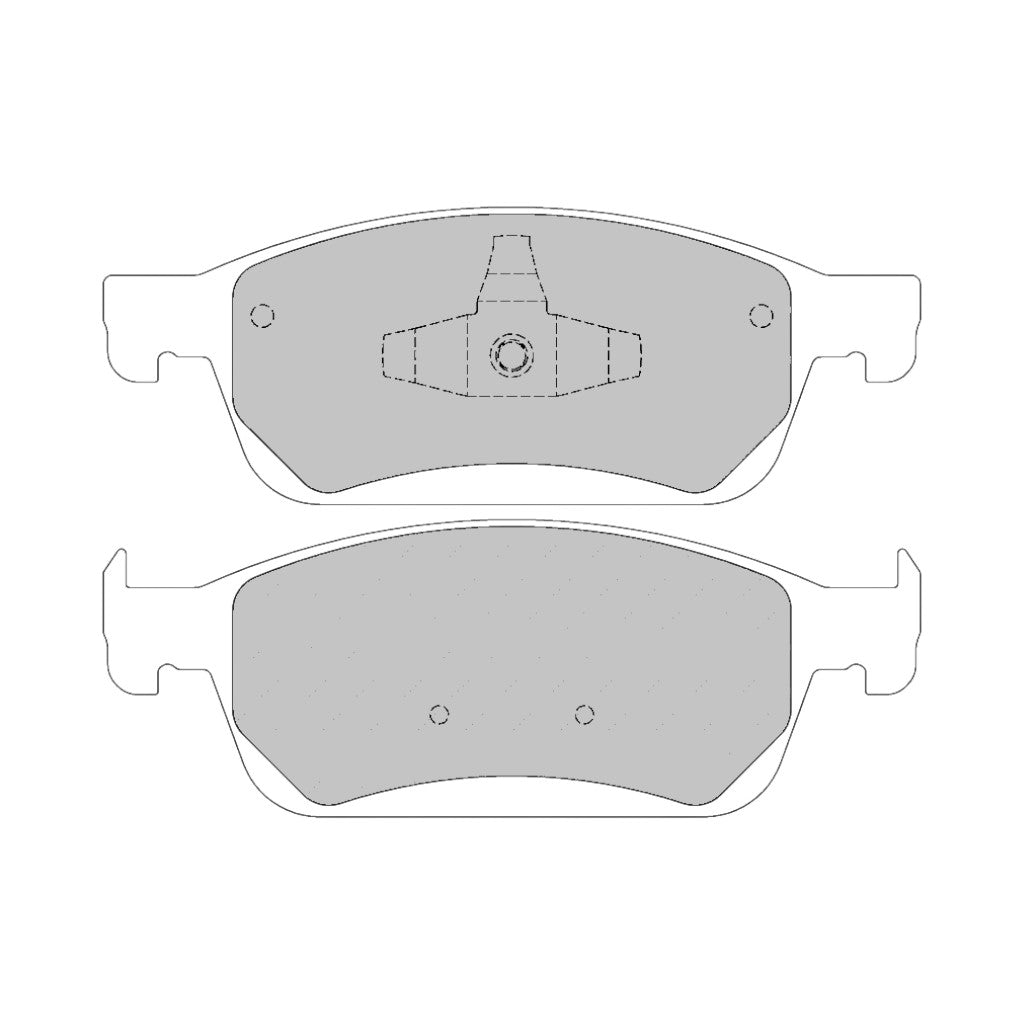 FERODO FCP4416H Front Brake Pads DS2500 for FORD Focus ST (Mk3) Photo-0 