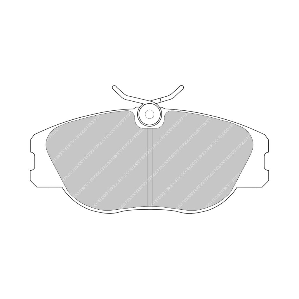 FERODO FCP565R Front Brake Pads DS3000 for PEUGEOT 306 GTI / ALFA ROMEO Spider / GTV Photo-0 