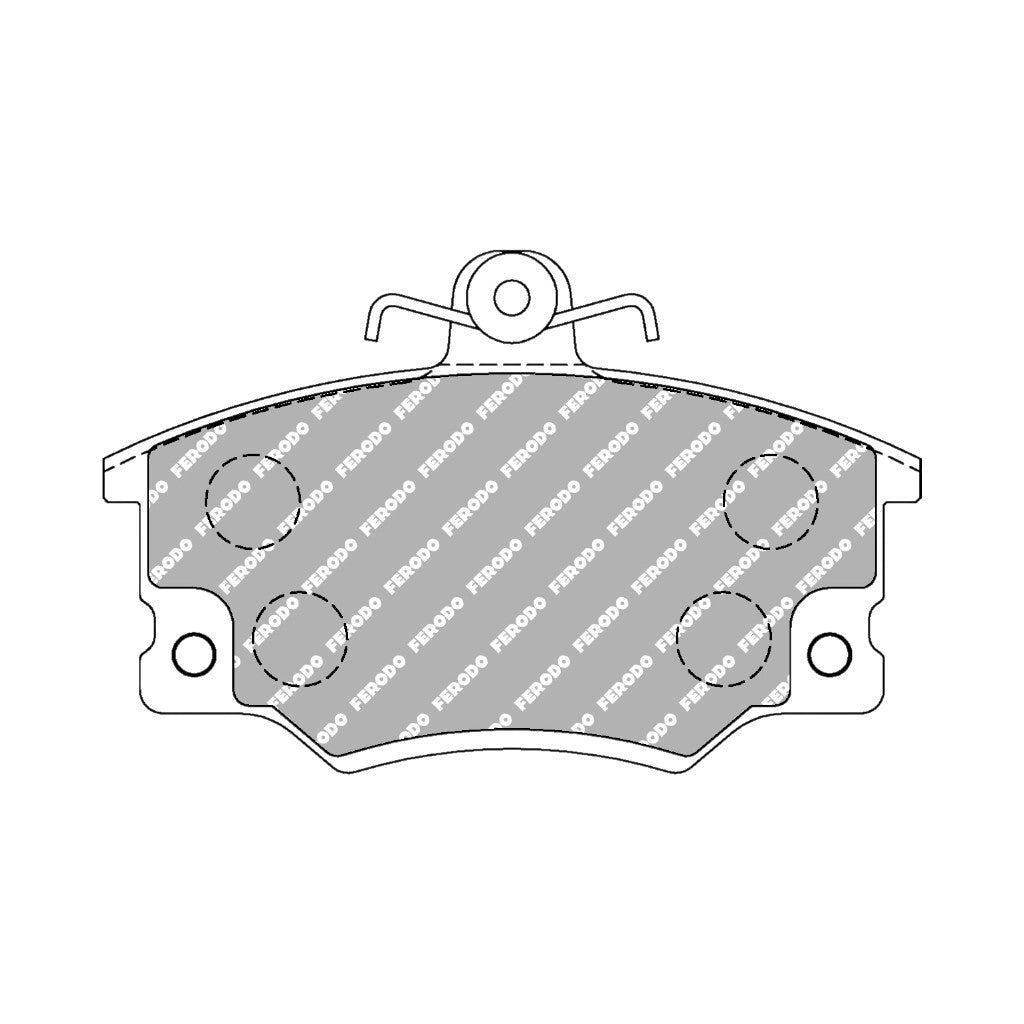 FERODO FDS370 Front Brake Pads DS Performance for ALFA ROMEO 146 (930) / FIAT Tipo (160) / Uno (146A/E) / LANCIA Delta (836) Photo-0 