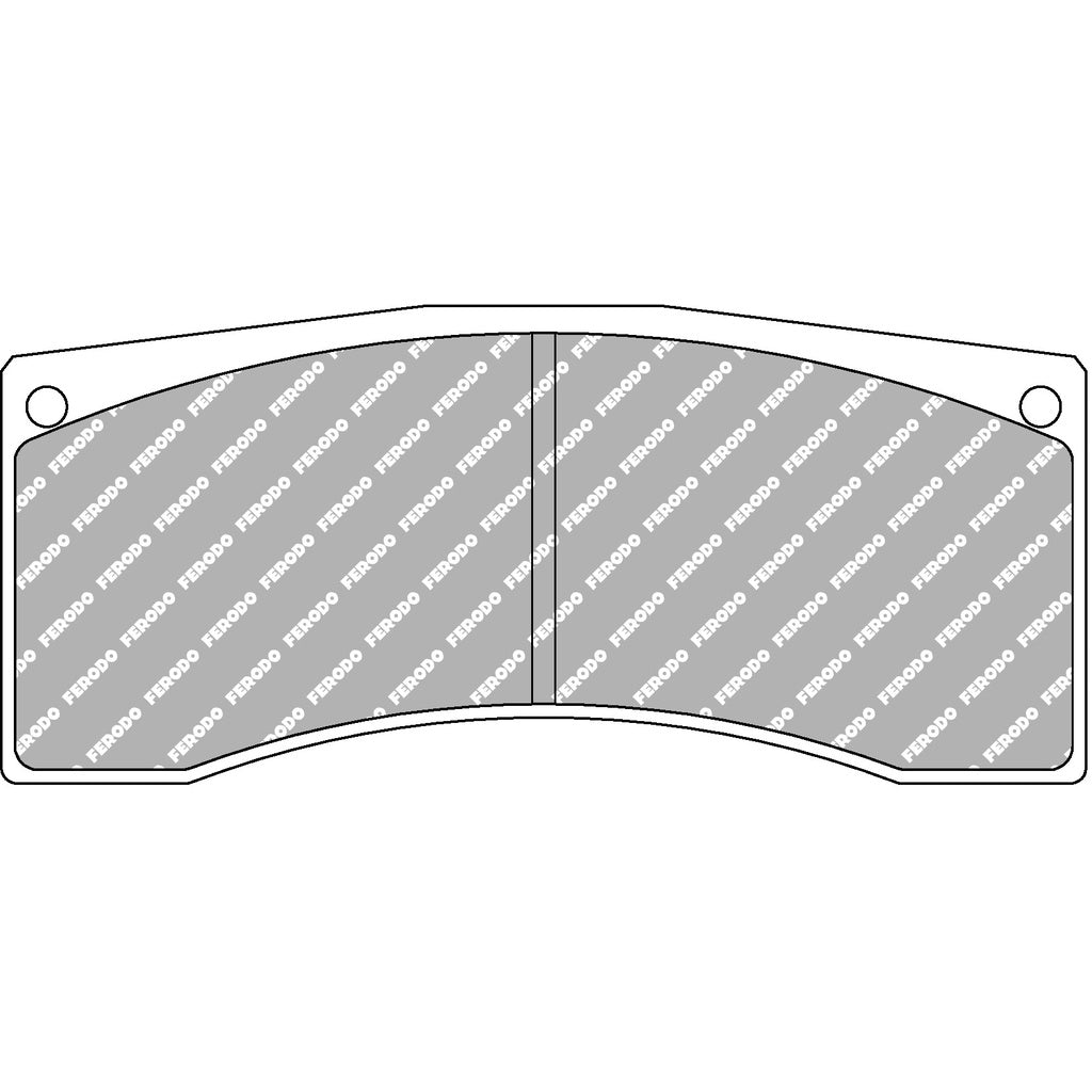 FERODO FRP3087R Front Brake Pads DS3000 for MITSUBISHI EVO IX / X Gr.N Gravel Brembo calipers Photo-0 