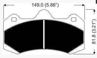 AP RACING CP7040D54-APF404 PAD SET (4)-16,75T | ATOMIC-SHOP EU