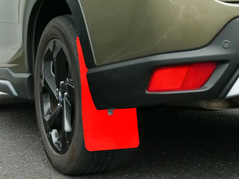 CUSCO 6A8 851 RR Mud Flaps Rear (red) for SUBARU Forester (SK5) 2020- Photo-1 