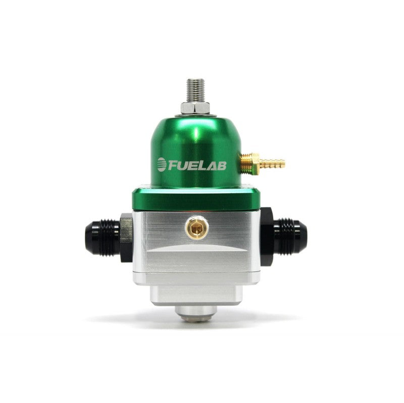 FUELAB 52902-6 Electronic Fuel Pressure Regulator EFI (25-90 psi, 8AN-In, 8AN-Out) Green Photo-0 