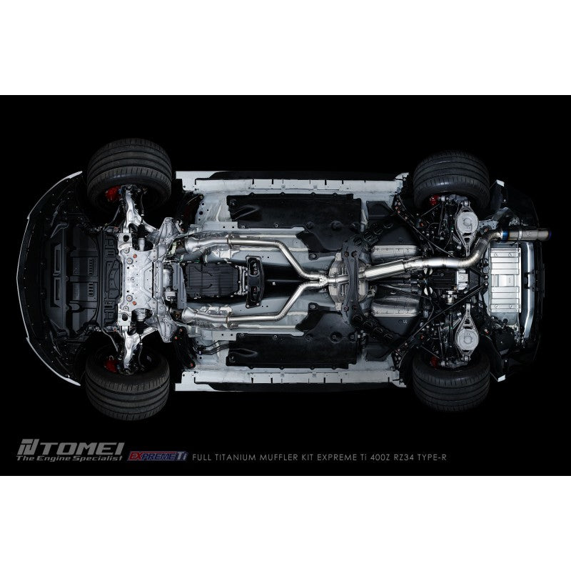 TOMEI TB6090-NS21C Full Titanium Muffler Kit EXPREME TI TYPE-R for NISSAN 400Z (RZ34) 2022+ Photo-7 