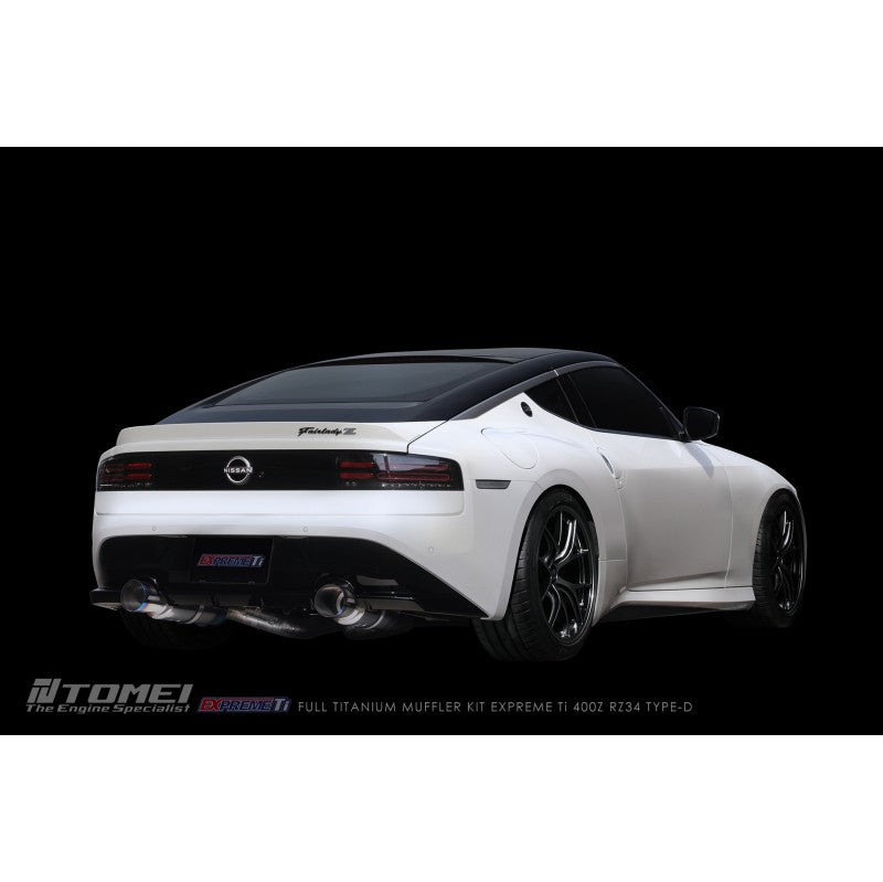 TOMEI TB6090-NS21D Full Titanium Muffler Kit EXPREME TI TYPE-D for NISSAN 400Z (RZ34) 2022+ Photo-6 