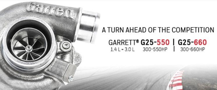 GARRETT 877895-5004S Turbocharger G25-550 Standard A/R 0.92 V-band/V-band with Wastegated Photo-1 