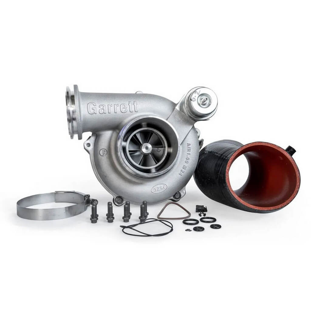 GARRETT 739619-5004S Turbocharger GTP38R PowerMax for FORD Power Stroke 7.3L 1995-2003 Photo-0 