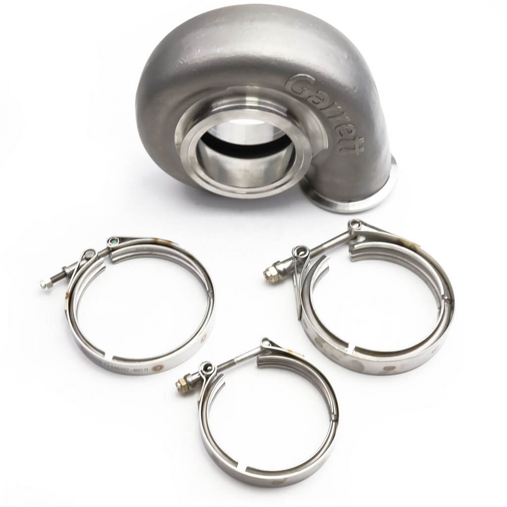 GARRETT 757707-0021 Turbine Housing Kit G45 1.28 A/R, V-Band / V-Band Photo-1 