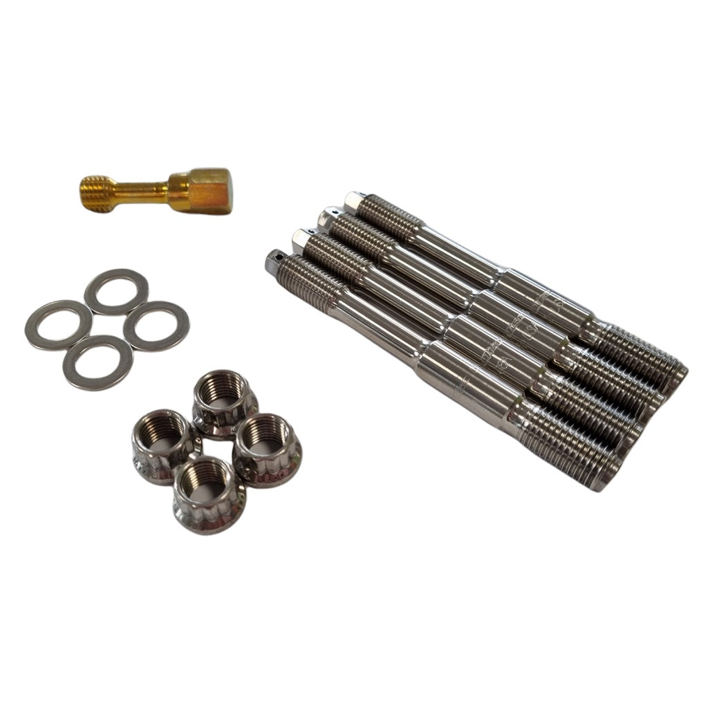 GIRODISC BCS-10 Rear Brake Caliper Stud Kit with Smaller OEM Rotors for PORSCHE 911 GT3 / Turbo (996) Photo-0 