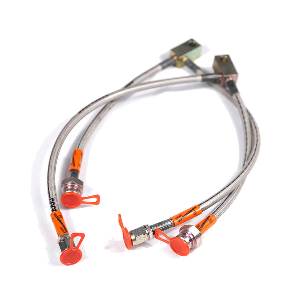 GOODRIDGE SHD0380-4C Brake Hoses, Stainless Steel for HONDA Civic Type R 2.0 (EP3) 2001-2005 Photo-0 