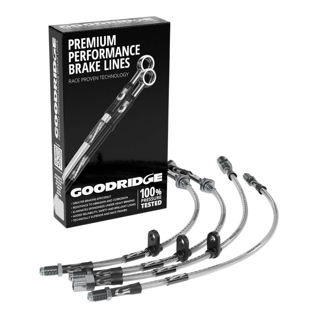 GOODRIDGE SSU8007-4C Braided Brake Line Kit for SUBARU BRZ (ZC6) Photo-0 