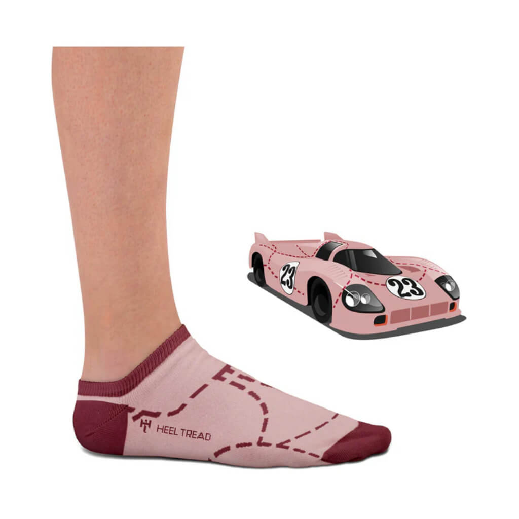 HEEL TREAD HT-PinkPigLowSocks-L Socks Pink Pig Low size L (41-46) Photo-0 