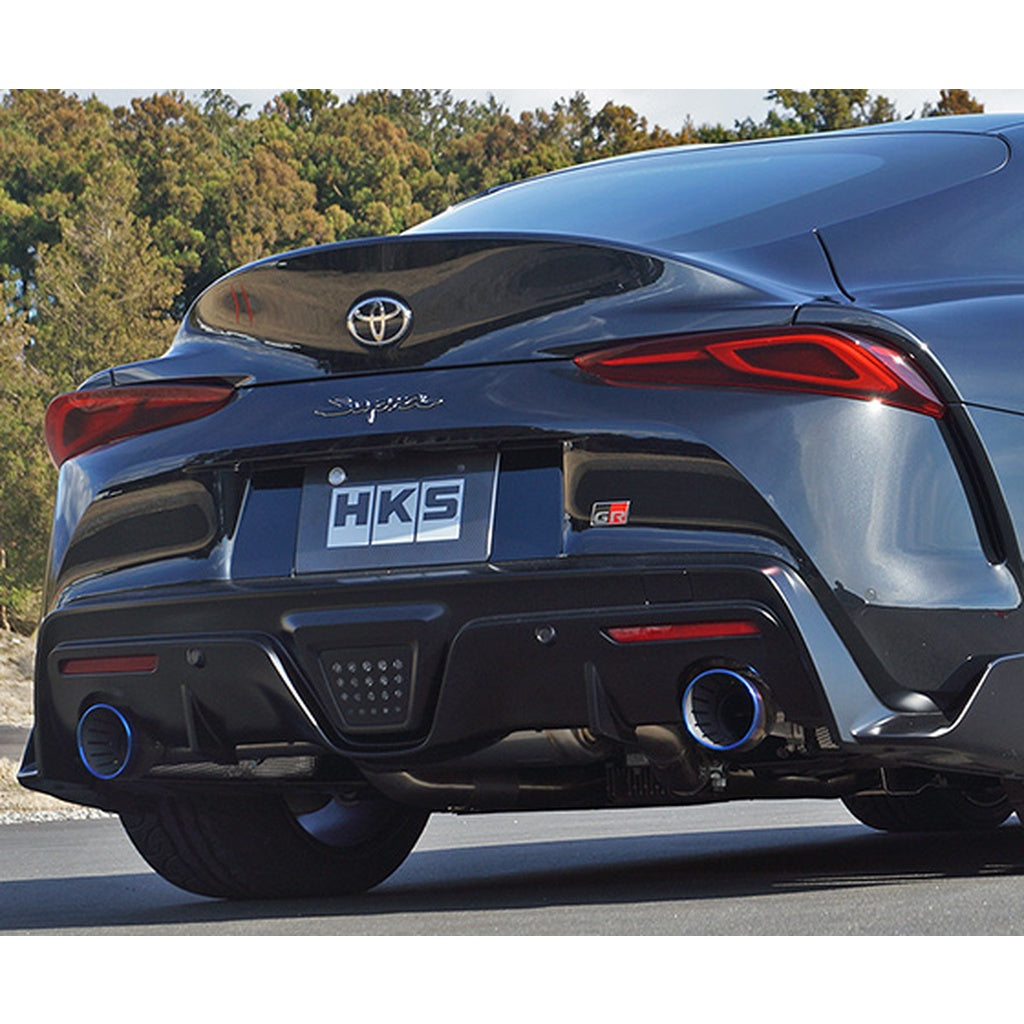 HKS 31029-AT003 Exhaust System SUPER TURBO MUFFLER (Compatible with Non-OPF Models) for TOYOTA GR Supra B58 Engine (DB42) Photo-1 