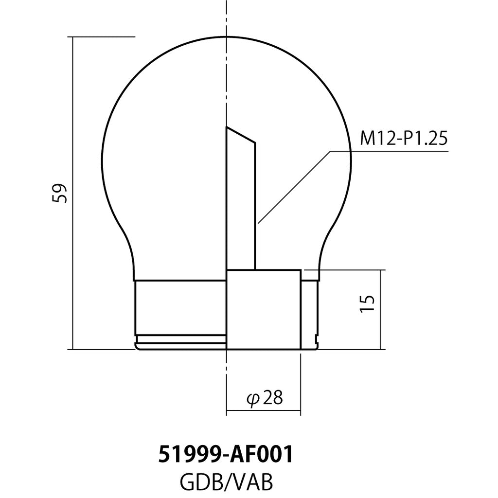HKS 51999-AF001 Carbon Shift Knob for SUBARU Impreza WRX STI (GRB / VAB) Photo-4 