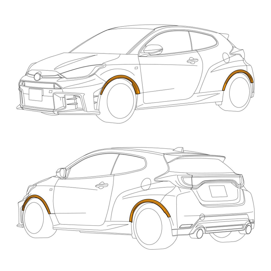 HKS 53004-AT041 Fender Molding for TOYOTA GR Yaris (GXPA16) Photo-8 