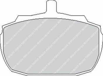 FERODO FCP832R Front Brake Pads DS3000 for MG MGR V8 / ROVER Princess Photo-0 
