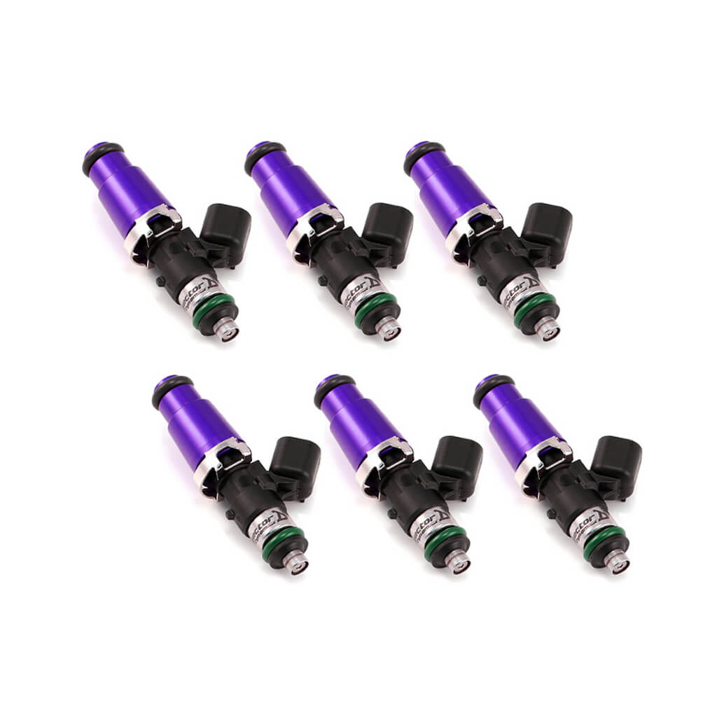 INJECTOR DYNAMICS 1750.60.14.14.6 Injectors Set 1750-XDS, Purple, 6pcs for NISSAN GT-R (R35) / TOYOTA Supra Turbo 1993–1998 Photo-0 