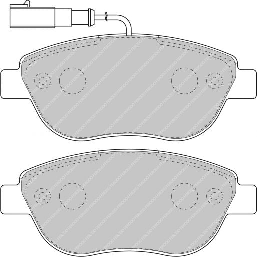 FERODO FDS1467 Front Brake Pads DS Performance for LANCIA Delta (844) Photo-0 