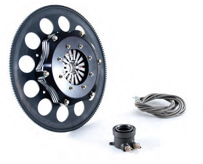 TILTON 56-358 Triple Disc Clutch Kit for MITSUBISHI EVO 4-9 (cerametallic) Photo-0 