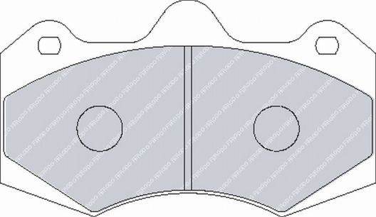 FERODO FDSR3084 Front Brake Pads DS Performance Photo-0 