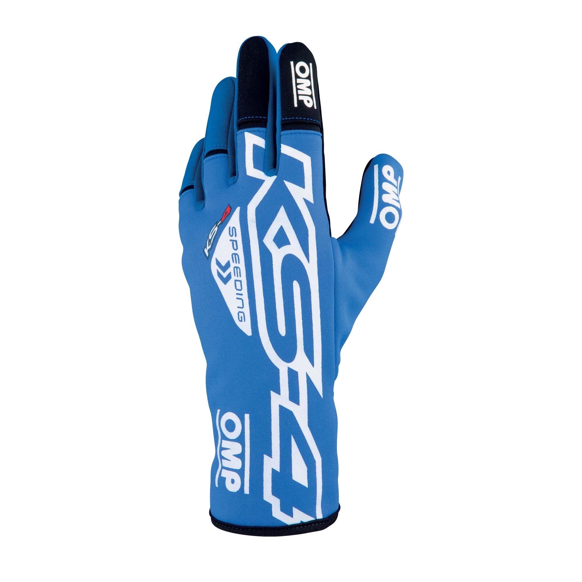 OMP KB0-2750-A01-043-005 KS-4 Gloves my2023 Karting gloves, children, blue/white, size 5 Photo-0 