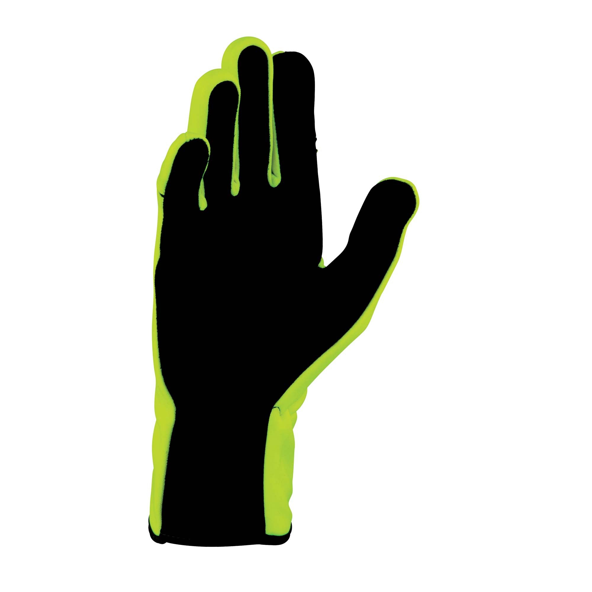 OMP KB0-2750-A01-059-L Karting Gloves KS-4 MY2023, Yellow / Black, Size L Photo-1 