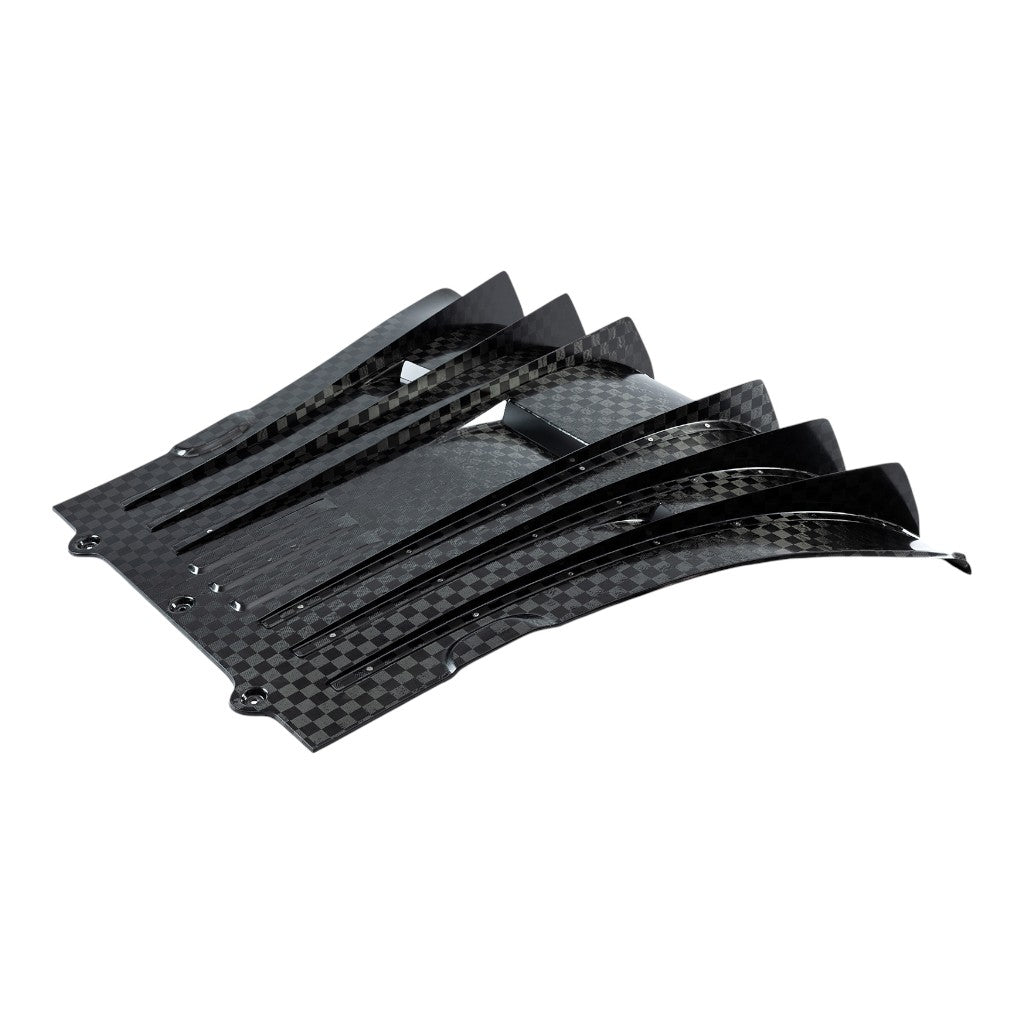 KLINE INNOVATION KL-AER-POR-992GT3S-TXRD Carbon Fiber Rear Diffuser (Inconel 625) for PORSCHE 911 GT3 RS (992) Photo-1 