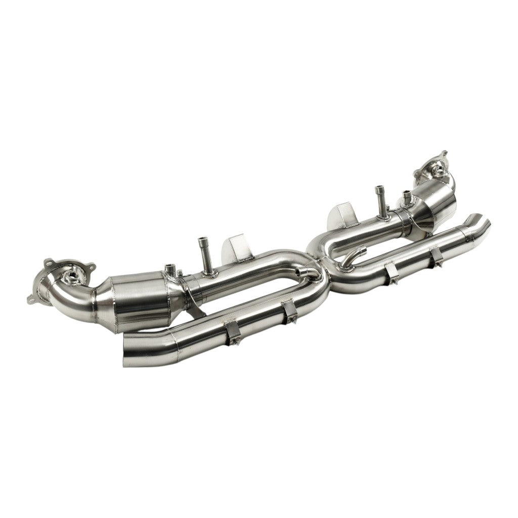 KLINE INNOVATION KL-POR-992.2TTH-RS-VALVE-RS-INC Valvetronic Cat-Back Exhaust System (Inconel 625) for PORSCHE Turbo / Turbo S (992.2) Photo-3 