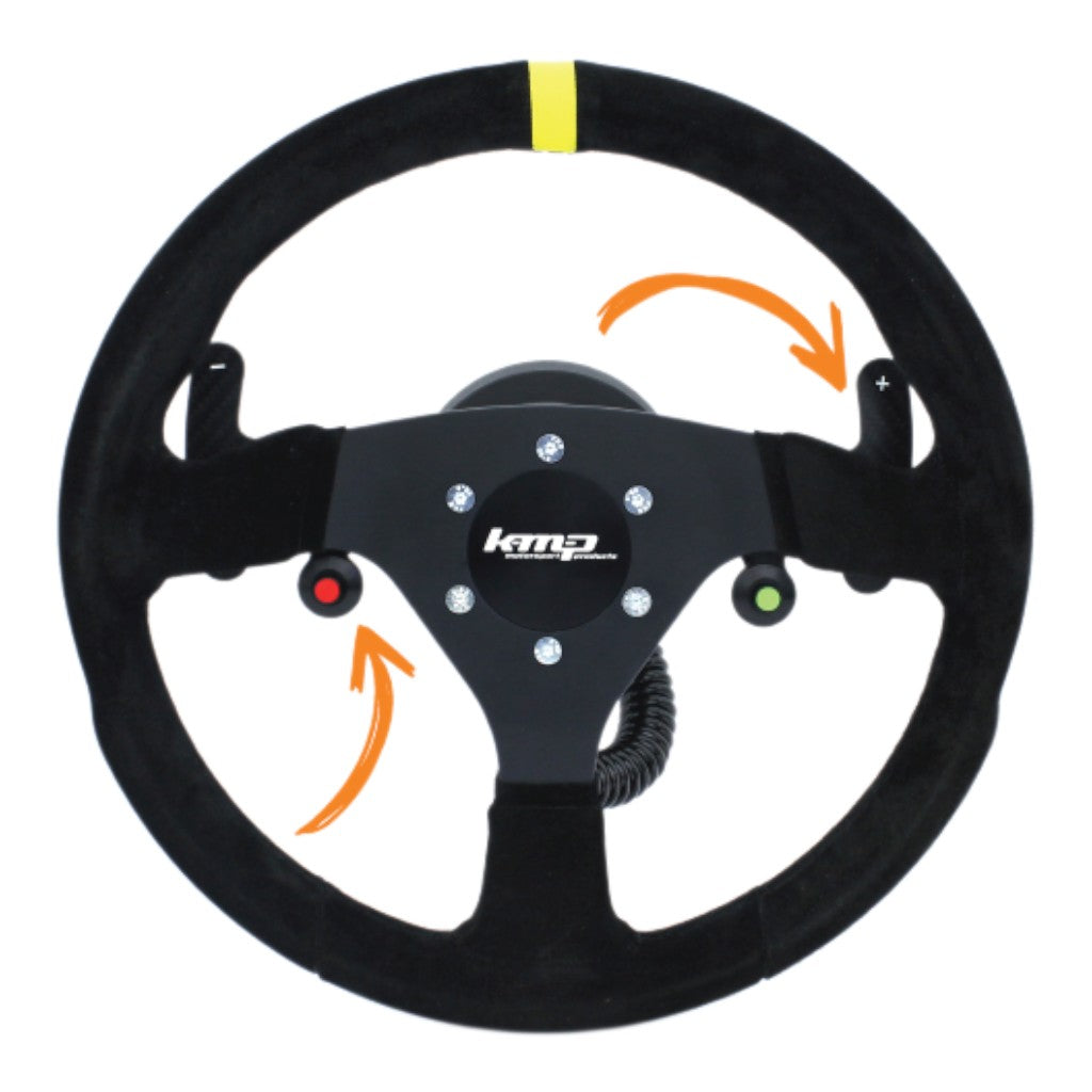 KMP 01.06.02050 Racing Steering Wheel Basic (PDK) for PORSCHE 911 (997) / PORSCHE Cayman / Boxster (987) Photo-2 