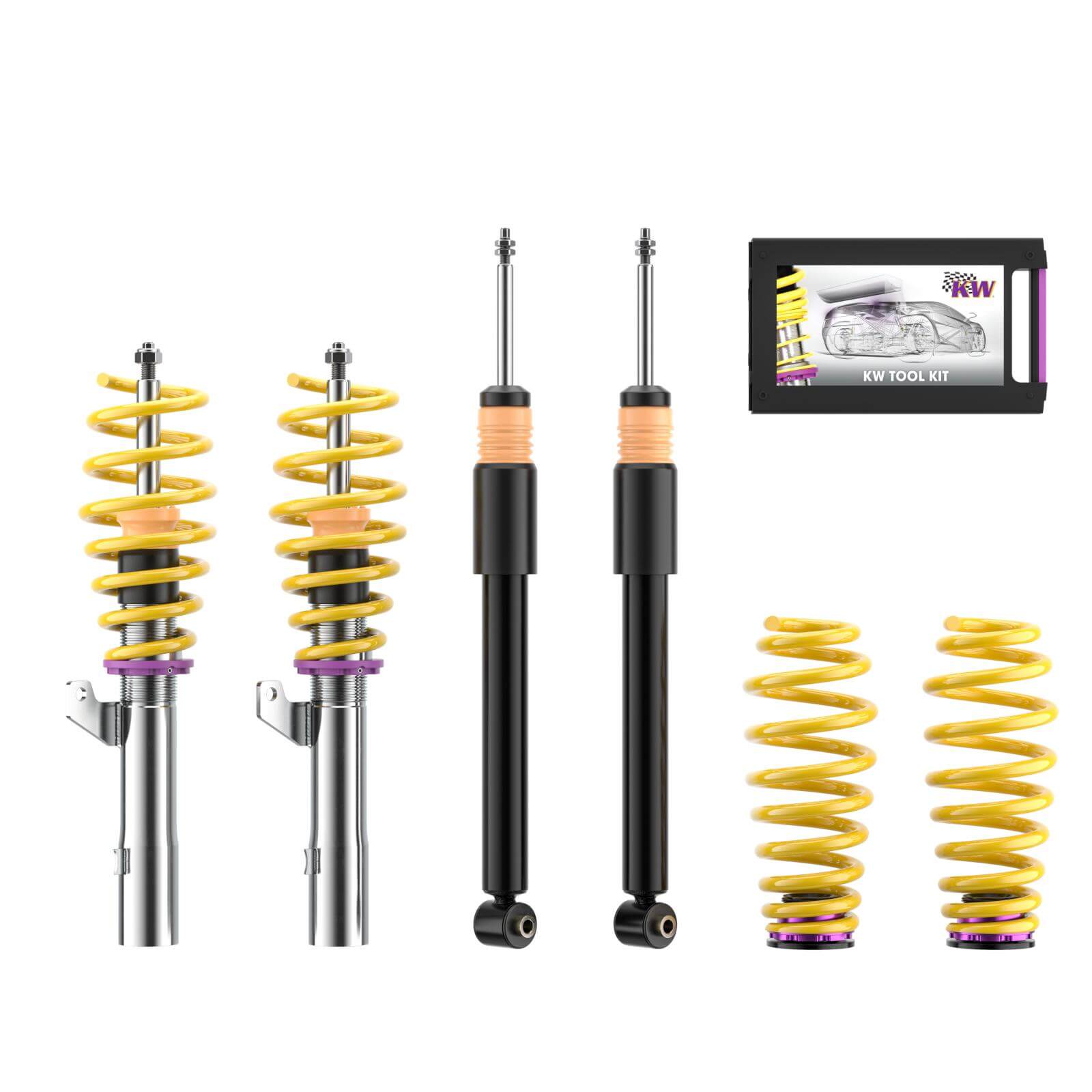 KW 152200FA Coilover kit V2 for BMW 4 Gran Coupe (G26) without electronic dampers 2021+ Photo-0 