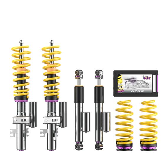 KW 3520880040 Coilover Kit V3 LEVELING for VW Multivan Mk V (7HM/7HN/7HF/7EF/7EM/7EN) 2003-2015 Photo-0 