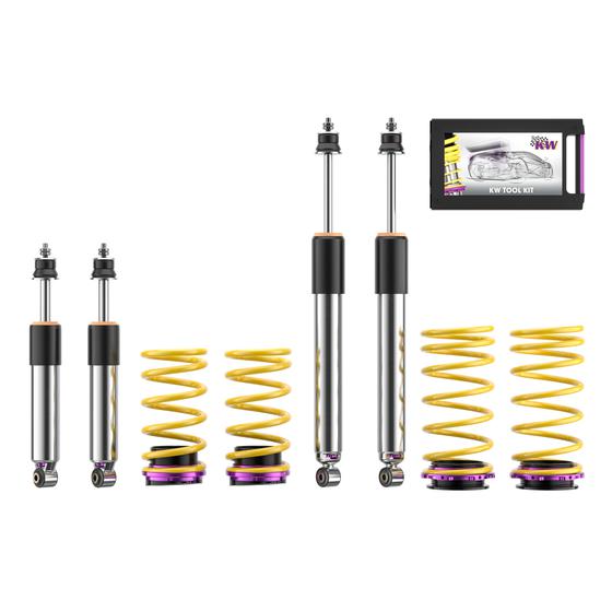 KW 35260080 Coilover Kit INOX V3 for OPEL Kadett C Coupe (2.0 GT/E) 1973-1979 Photo-0 