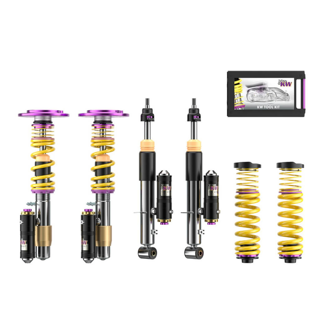 KW 39771277 Coilover Kit CLUBSPORT V4 (incl. Deactivation Electronic Dampers) for PORSCHE 911 GT3 (991) 2013-2024 Photo-0 