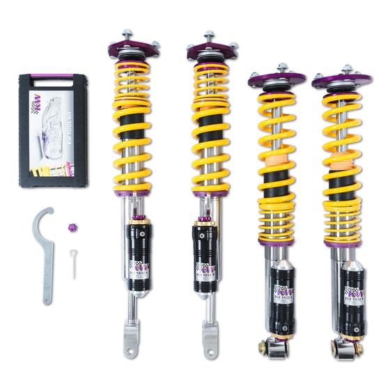 KW 3A771087 Coilover Kit INOX V4 (incl. deactivation for electronic dampers) for PORSCHE 911 (992) Carrera 4 /Carrera 4 GTS/Carrera 4 S 2018- Photo-0 