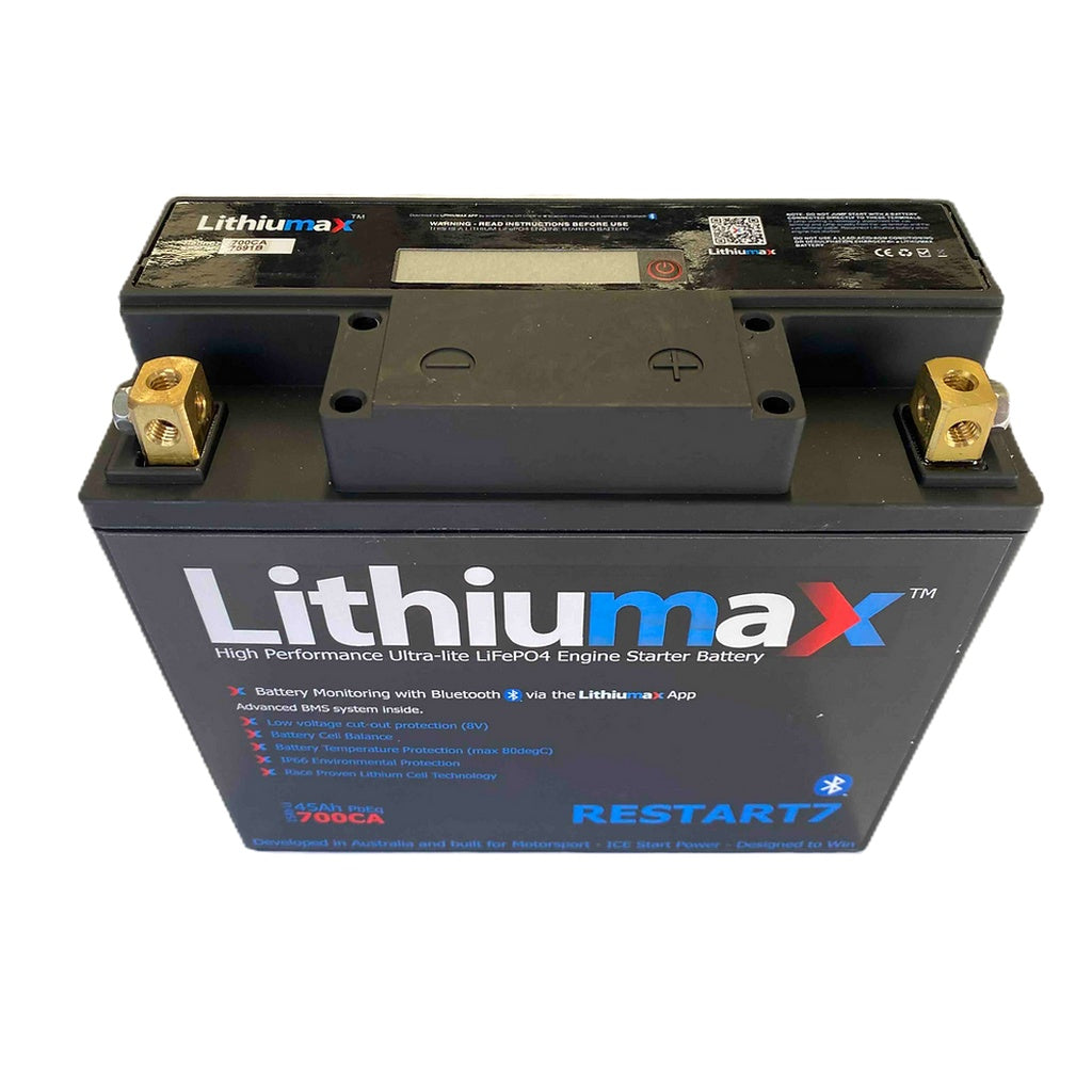 LITHIUMAX RESTART7BT Engine Starter Battery RESTART7 Bluetooth 700CA 48Ah Photo-1 