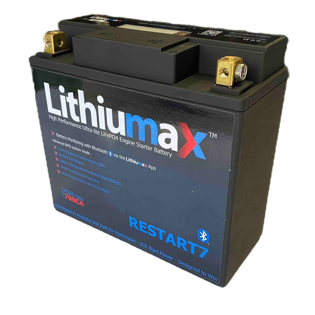 LITHIUMAX RESTART7BT Engine Starter Battery RESTART7 Bluetooth 700CA 48Ah Photo-2 